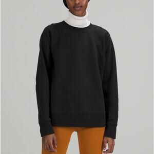 Lululemon 'Loungeful' Black Crewneck Pullover Size 4